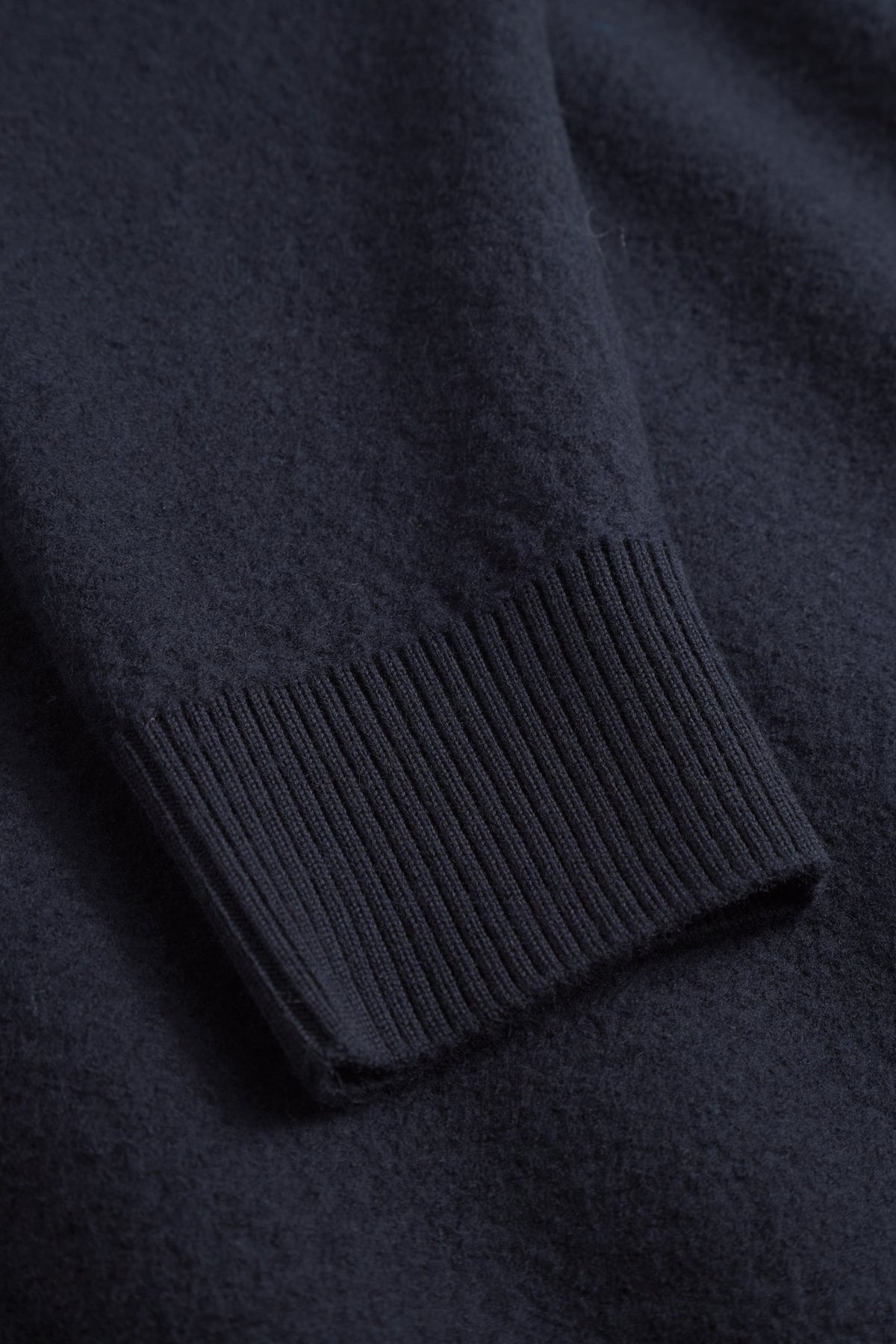 Pull Rom En Laine Bouillie - marine