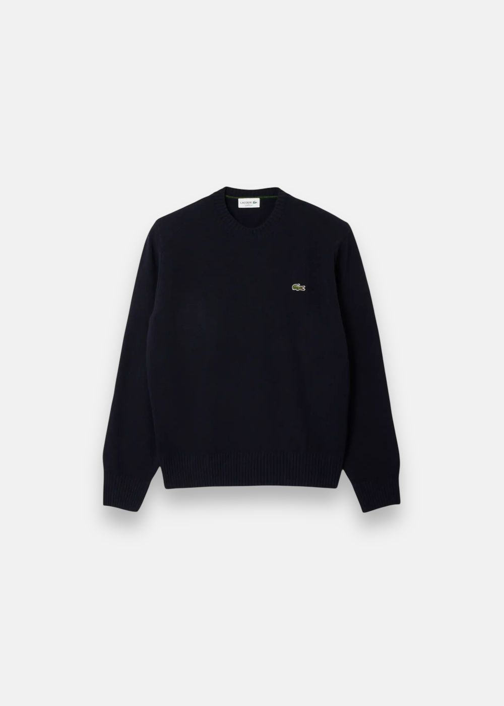 Pull en laine col rond - marine