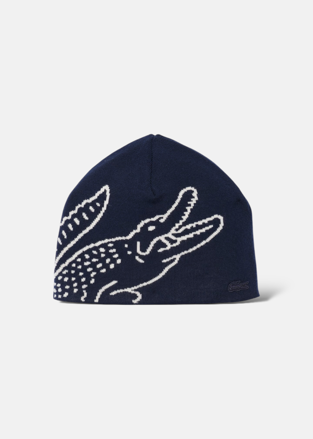 Bonnet réversible en laine - marine