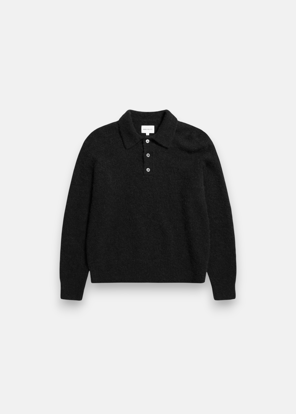 Pull en laine alpaga bleu marine Norse Projects Homme présenté de face