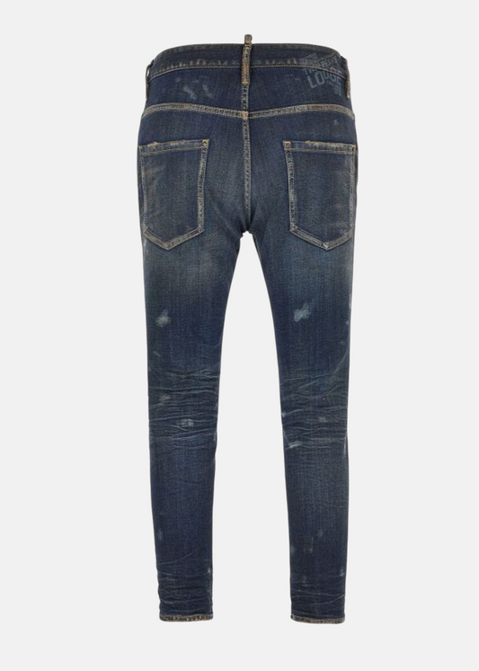 Jeans Skinny Skater - Navy Délavée