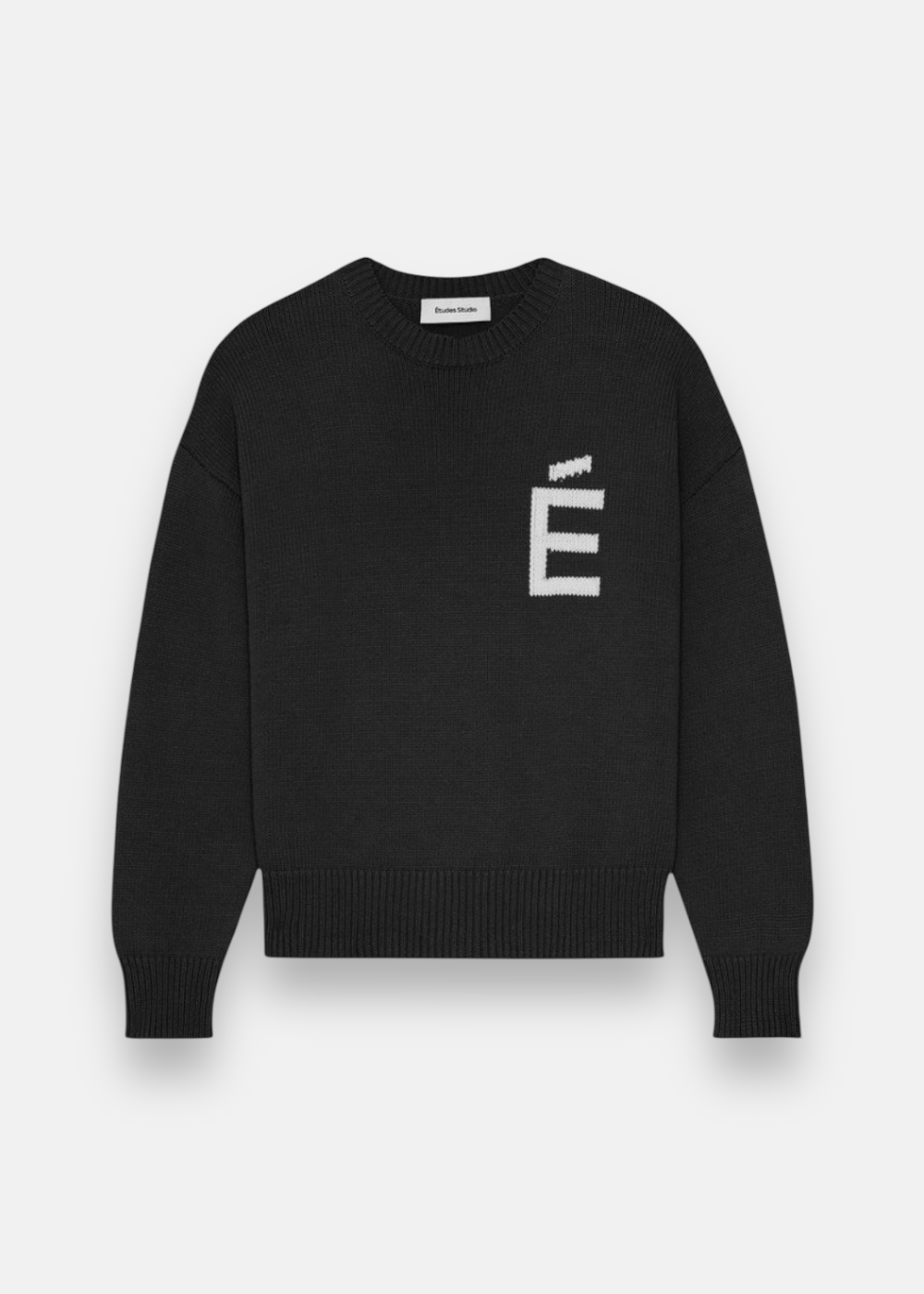 Pull Col Rond - noir