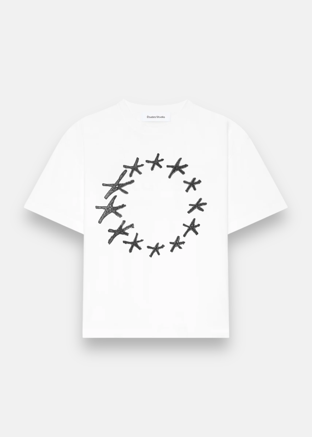 T-Shirt Relax Stars - blanc