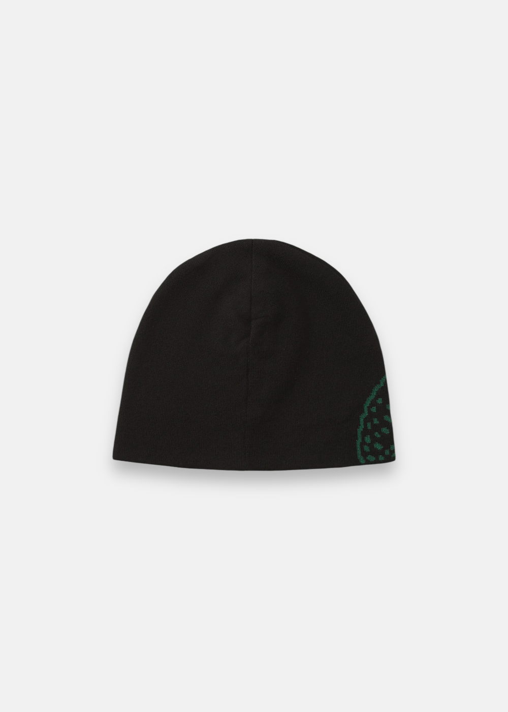 Bonnet  réversible en laine - noir
