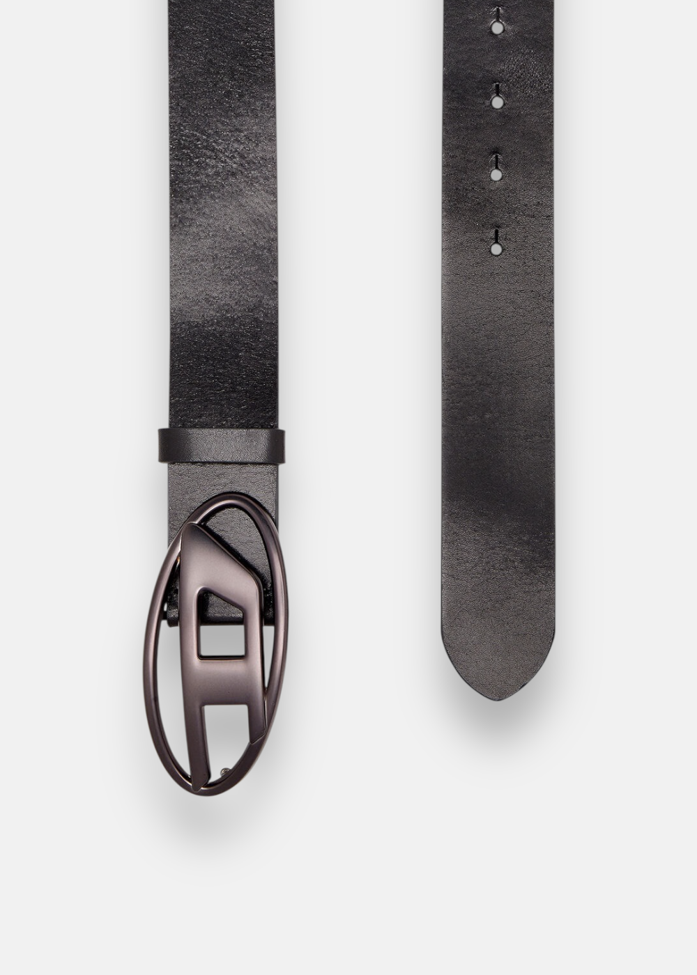 Ceinture en cuir B-1DR- noir