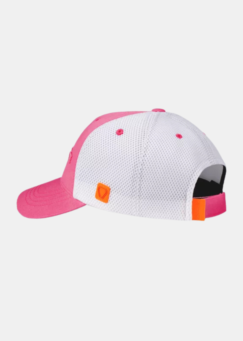 vue arriere de la casquette gertrude benja rose fushia.