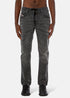 vue de face du diesel jogg jeans d-krooley gris