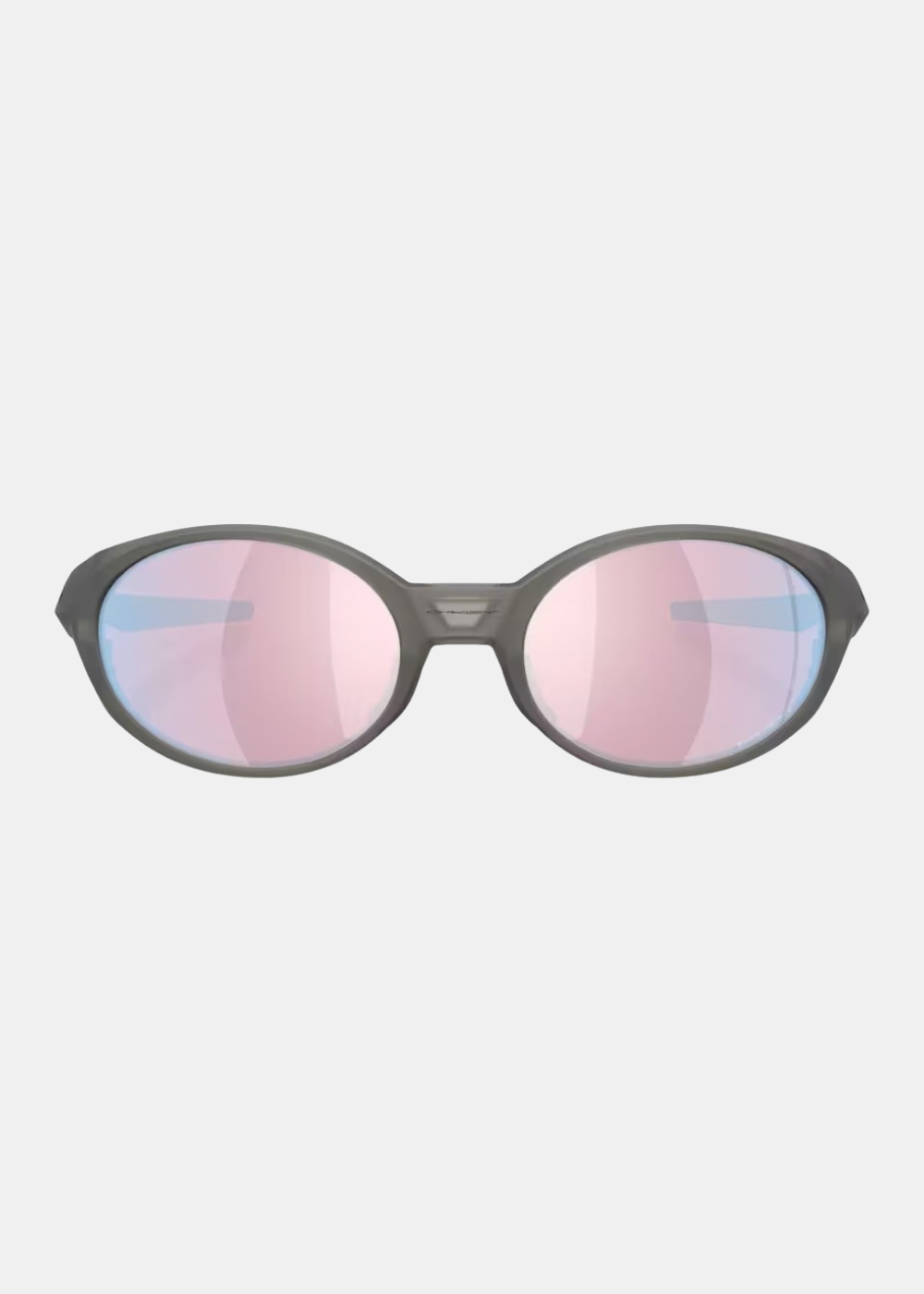 Zonnebril Heren Oakley Eye Jacket Redux ovaal mat grijs montuur vooraanzicht