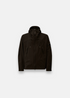 Veste Homme C.P. Company Pro-Tek noire avec capuche ajustable et fermeture éclair double sens.